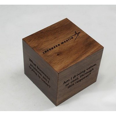 3" - Engraved Hardwood Block Award