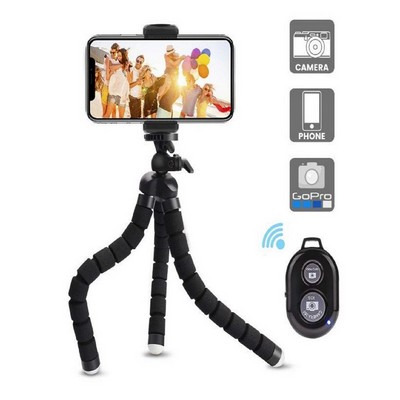 Flexible Mini Tripod with Bluetooth Remote