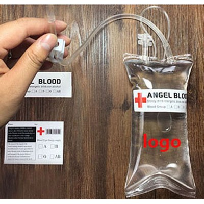 500mL Halloween Blood Bag Drink Container