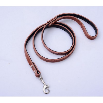 Durable Cow-Leather Pet Leash