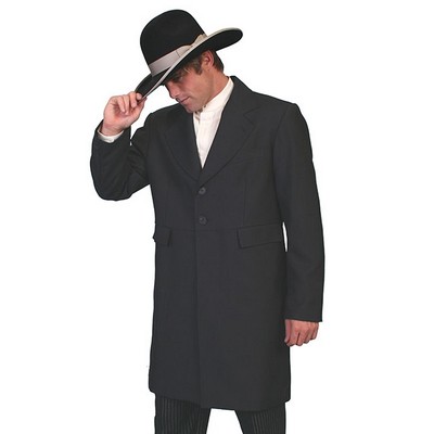 Men's Solid Wool Blend Coat