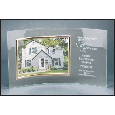 Apex Glass Horizontal Photo Frame - Large