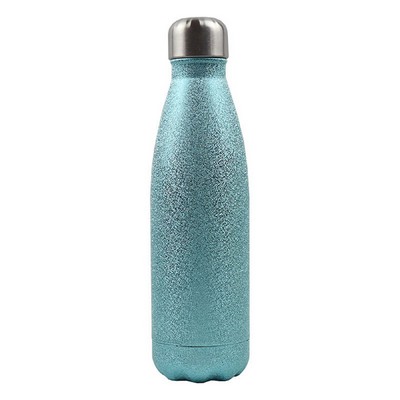 17 Oz. Shiny Double Wall Vacuum Sport Water Bottle