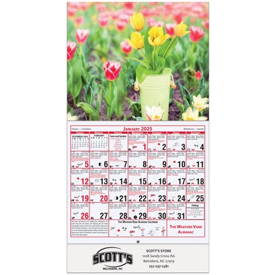 Weather Vane Almanac Spring Calendar