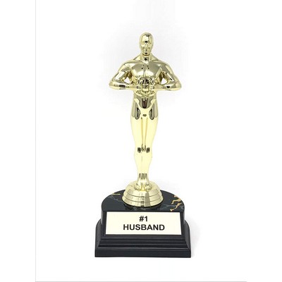 #1 Husband Trophy- 7 Inch Novelty Trophy