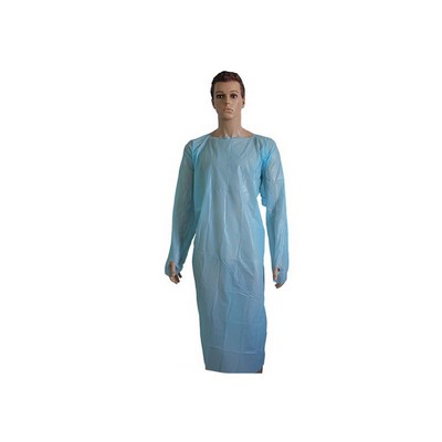 Bodysuit Safety Open Back L3 PEVA Disposable Isolation Gown