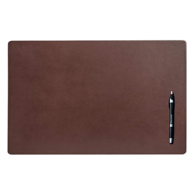 Leather Chocolate Brown Conference Pad (22" x 14")