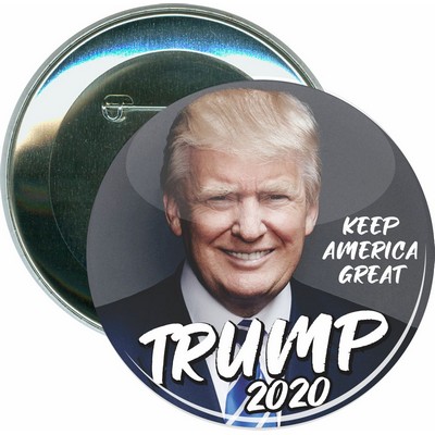 Political - Trump 2020, Keep America Great - 3 Inch Round Button