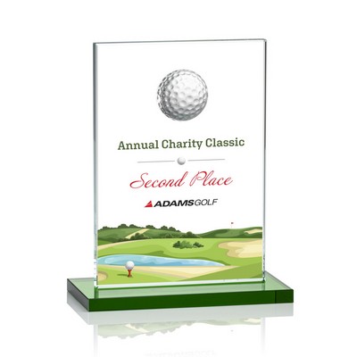 VividPrint™ Golf Award - Cumberland/Green 5"x7"