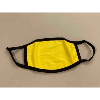 Yellow Cotton Face Mask