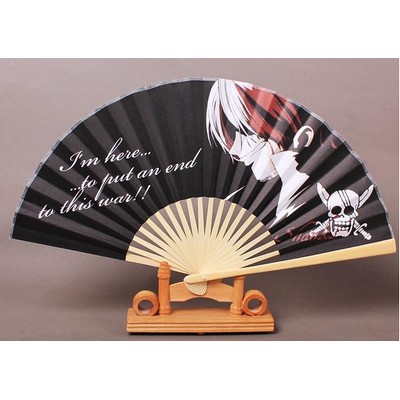 Paper Fan Crafted With Bamboo Frame