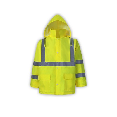 Bulk Order - Light Weight High Viz Rain Jacket