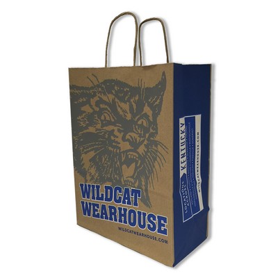 Kraft Paper Shopping Bag (10"x13"x5")