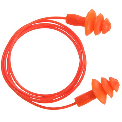 Reusable Corded TPR Ear Plug ( 50 pairs)