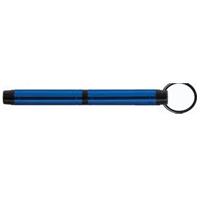 Blue Backpacker Space Pen w/Key Ring