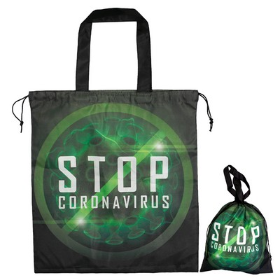 Full Color Drawstring Tote Bag