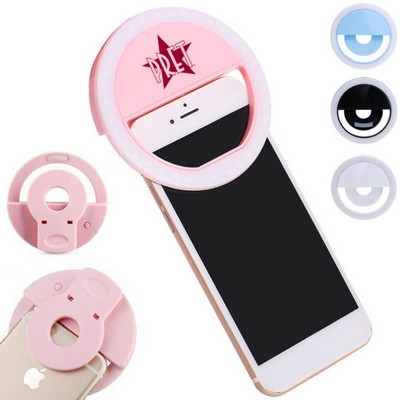 Phone Selfie Ring Lights w/ Custom Imprint, 3W Portable LED