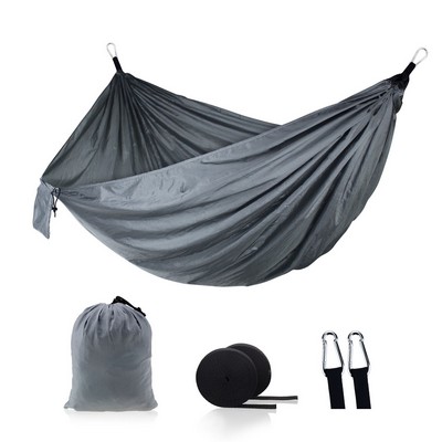 210T Nylon Packable Hammock For Two People Using