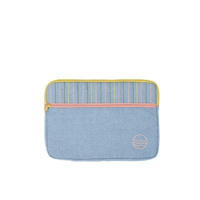 13" Zippered Pocket Laptop Sleeve (Denim)