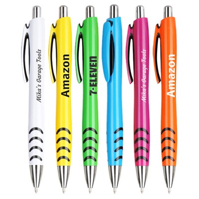 Unon Printed - Invigorate Tropical - Click Action Ballpoint Pens