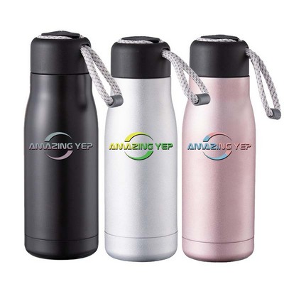 Vacuum Portable Stainless Steel Bottle 12oz.