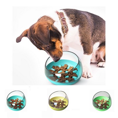 Space Capsule Pet Shake Food Bowl