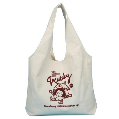 14 Oz. Canvas Shoulder Shopping Tote Bag