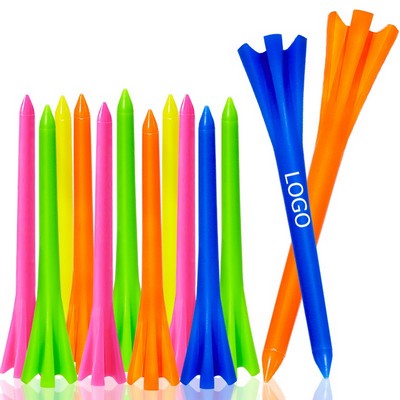 5-Prong Plastic Golf Tees