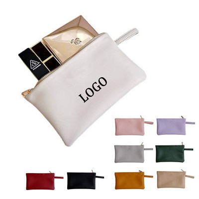 Soft PU Portable Cosmetic Pouch