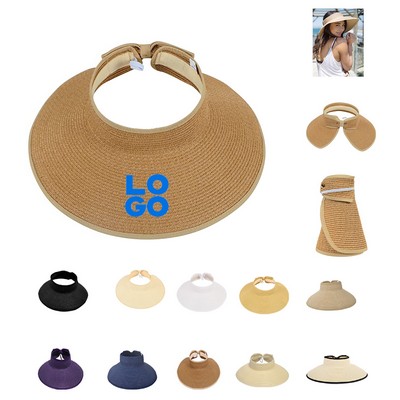 Straw Sun Visor Hats