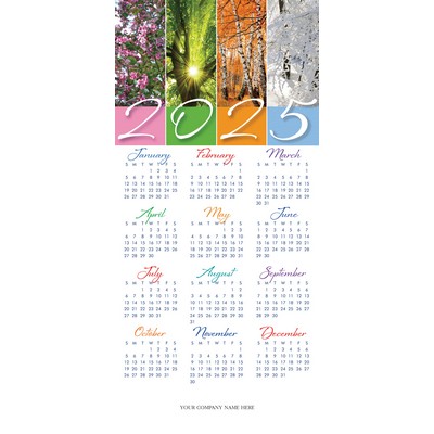 Yearlong Wishes Calendar Cards