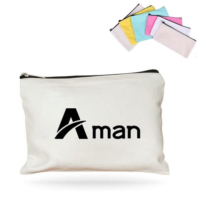 Zip Cotton Pouch