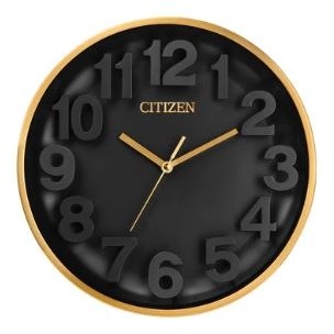 Citizen® Gallery Circular Gold-Tone Wall Clock