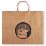 Natural Kraft Paper Queen Shopping Bag (16"x6"x19")