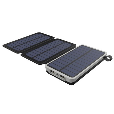 Fuller Park 10000mAh 3 Solar Panel Power Bank-10000mAh