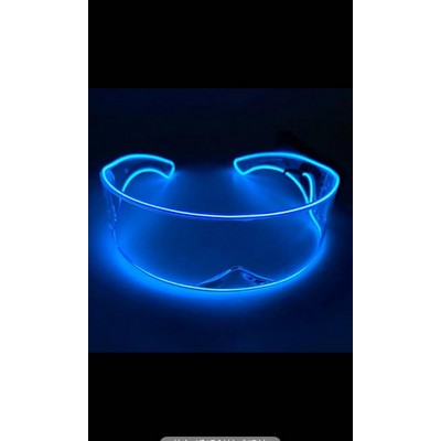 Party Favors Mirrored Visor Luminous Sunglasses