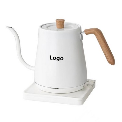 Electric Gooseneck Kettle with Heating Base 1000W Quick Heating