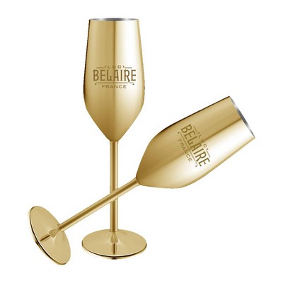 Stainless Steel Stemmed Champagne Flute