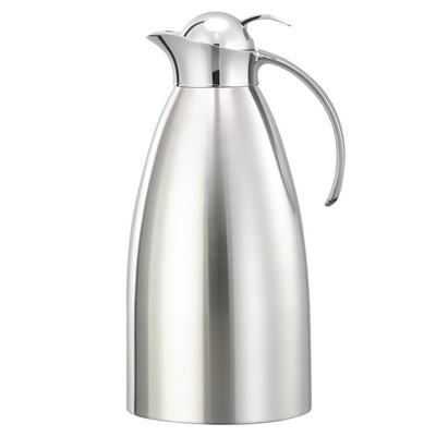 Marquette Series Stainless Steel Lined Carafe w/Push Button Lid (2 Liter)