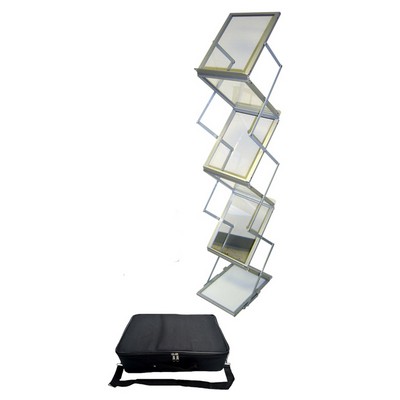 TE-13 Accordion Acrylic DS Literature Display