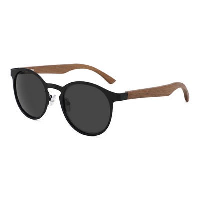 Walnut Wood Sunglasses - Smoke Lenses