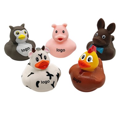 2 inch Animal Shape Rubber Duck - OCEAN