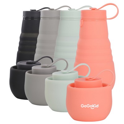 Collapsible Silicone Water Bottle