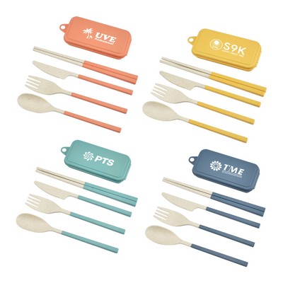 Reusable Utensil Set with Case