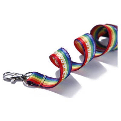 Rainbow Pride Lanyard