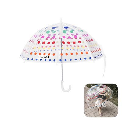 Kids Clear Bubble Umbrella