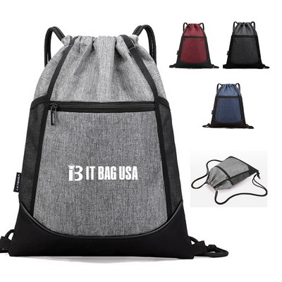 Waterproof Oxford Drawstring Backpack