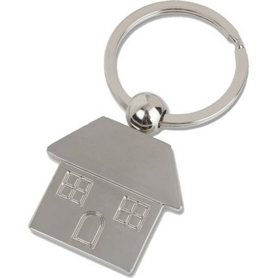 Metal House Shaped Key Tags