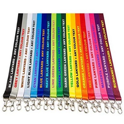 3/4" Sublimation Lanyard