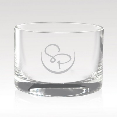 Crystal Bowl - 10" Minuet w/ etch